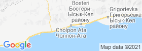 Cholpon Ata map